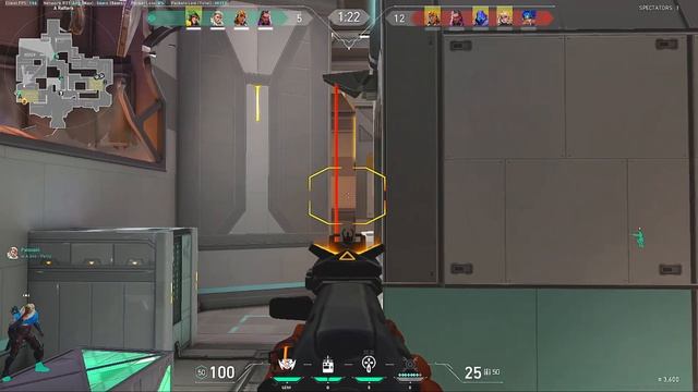 Valorant Live | Diamond GAME Silver AIM | 100 subs? #valorantlive #aimbot
