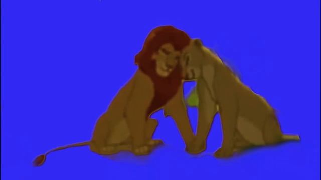 Simba and Nala mask