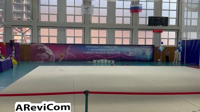 Чемпионат и первенство г. Железногорска по художественной гимнастике Васильченко Дарина