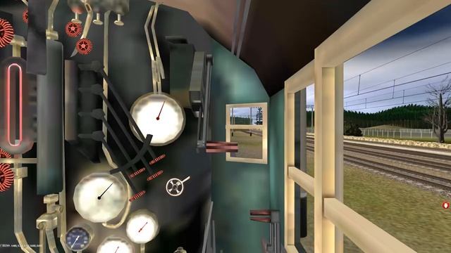 Trainz2012 и группа  "Двойная игра"  - Паровоз (клип)