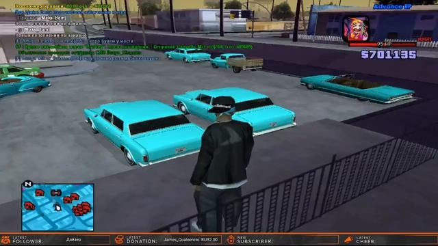 БУДНИ "ГиТТО ТАЩиРА" НА ADVANCE ROLE PLAY  РАЗДАЧА ДЕНЕГ