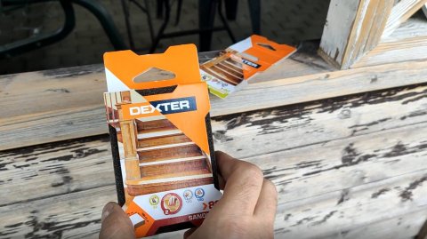 Губка шлифовальная абразивная четырехсторонняя Dexter