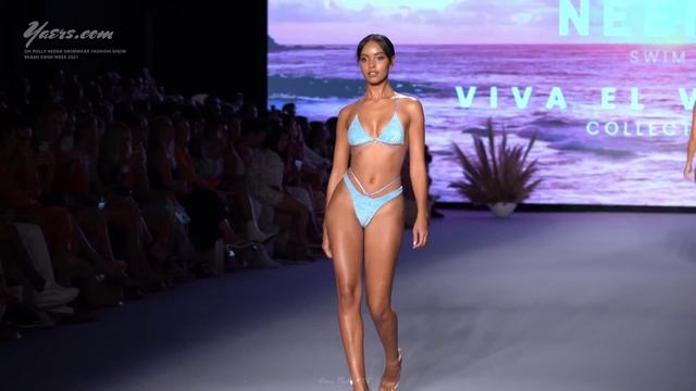 Oh polly neena swimwear fashion show miami swim week 2021 paraiso miami beach 4k