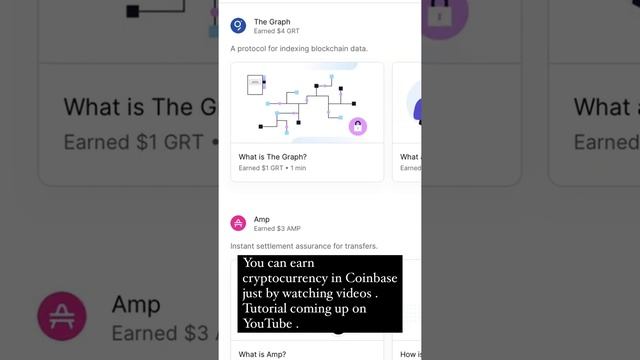 Part 2 - Coinbase earn - watch videos