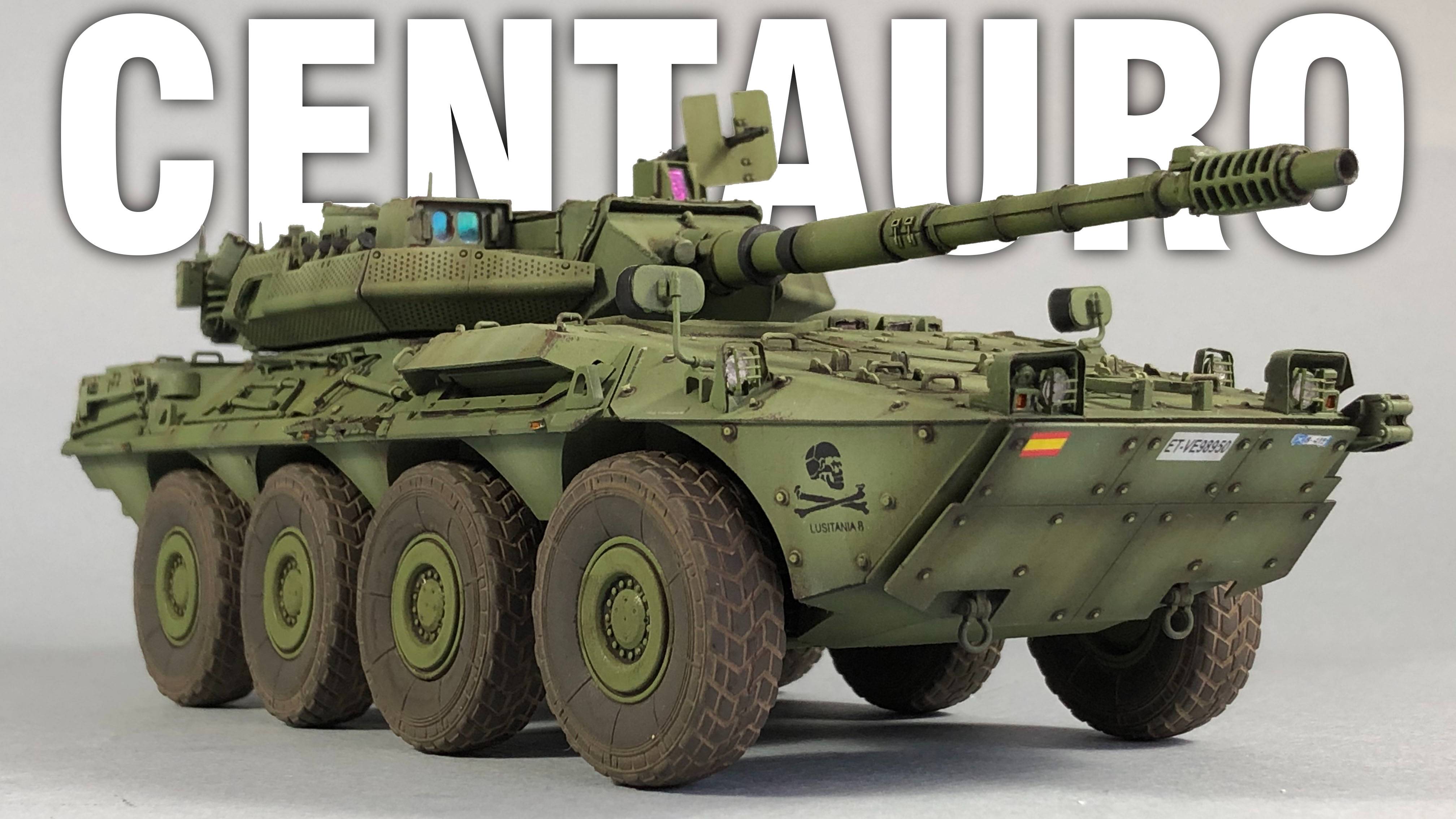 B1 Centauro. Сборка и покраска модели. Trumpeter 1:35