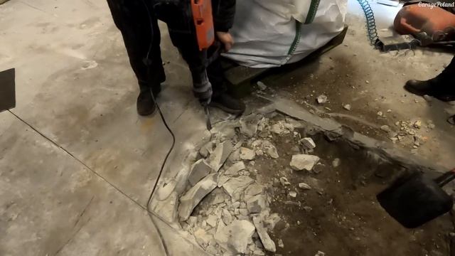 Beton pod podnośnik warsztatowy 😌