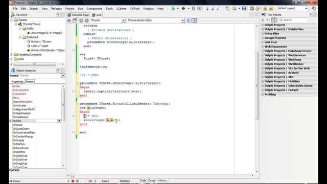 #4 Программирование в Delphi. Процедуры и функции