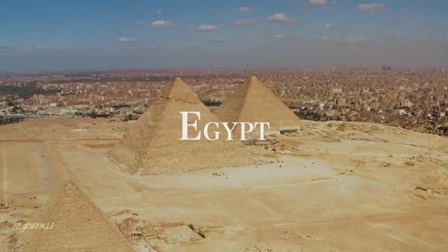 [4K] EGYPT مصر 🇪🇬 1 Hour Drone Aerial Relaxation Film of Cairo, Alexandria, Giza and Fayoum