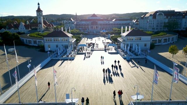 SOPOT IN 4K DRONE FOOTAGE (ULTRA HD) - Poland Beautiful Baltic City Landscapes UHD