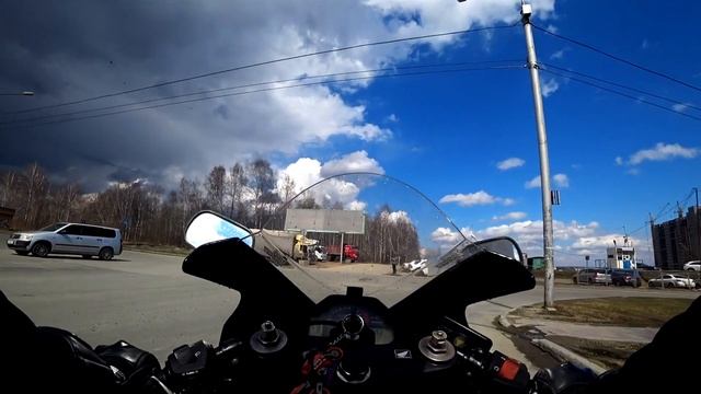 Первый выезд в сезоне 2018 (Honda CBR 600 RR)