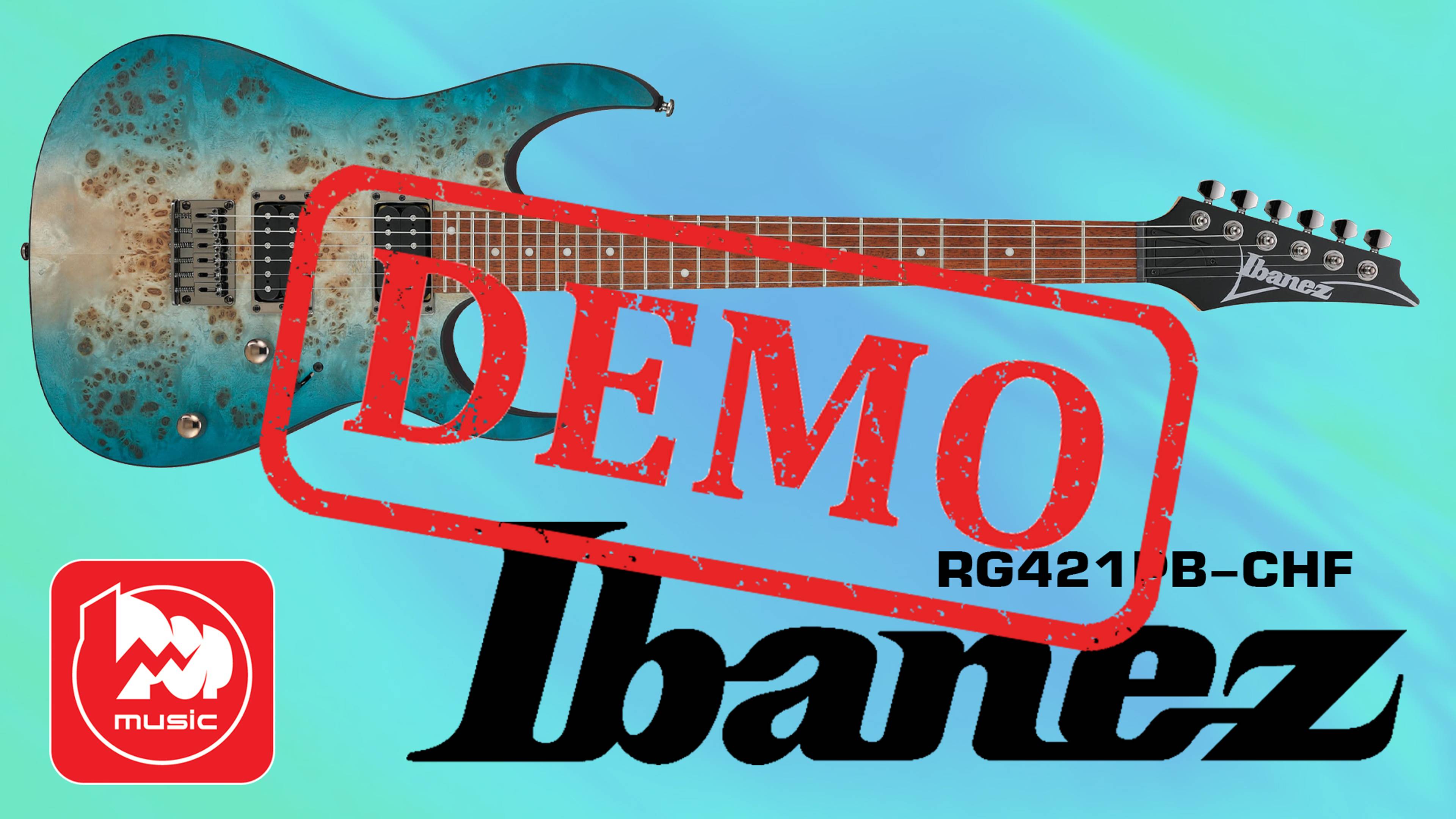 Электрогитара IBANEZ RG421PB-CHF - демонстрация звучания