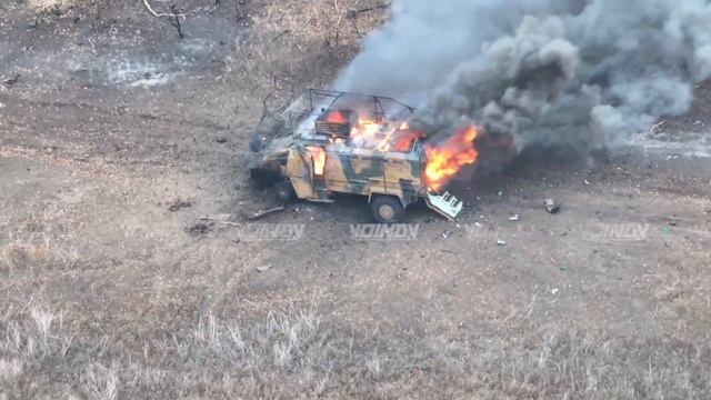 Уничтожение ещё одного турецкого BMC Kirpi, на этот раз в районе села Трудовое на Южно-Донецком напр