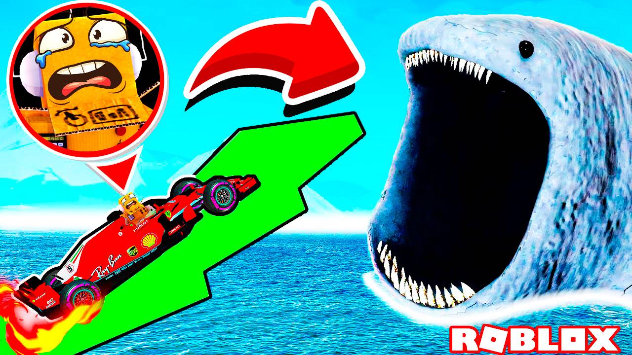 САМЫЕ БЫСТРЫЕ ПРЫЖКИ В МИРЕ С РАМПЫ В ВОДУ! НУБ И ПРО ВИДЕО ROBLOX Car Ramp Jump