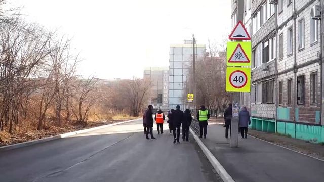 (8.11.2024) В полном объёме завершён ремонт внутриквартального проезда вдоль школы №31