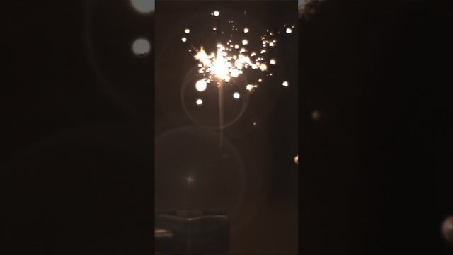 Бенгальский огонь на камере скоростной съемки