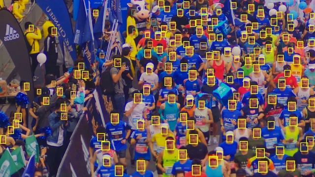 Детекция и идентификация во время массовых мероприятий