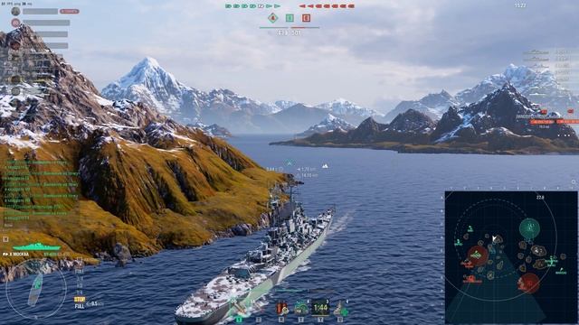 World Of Warships 2022 11 10 Клановые бой. Сезон 19. Клан JSDF!