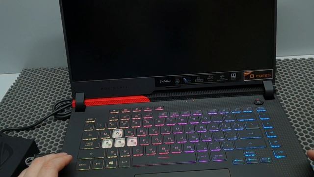 Игровой ноутбук ASUS ROG STRIX G15 G513IM-HN0011 с RTX 3060 распаковка