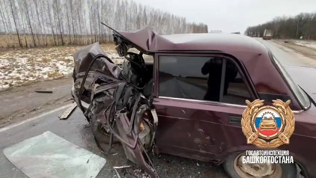 В Балтачевском районе Башкирии столкнулись ВАЗ-2107 и Volkswagen: есть погибший