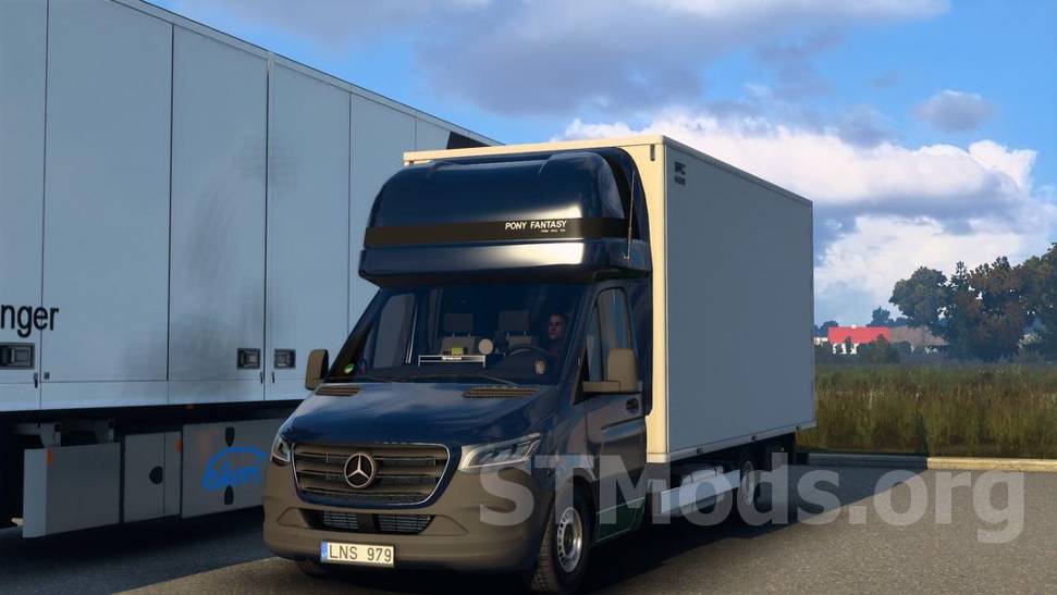 Мод Mercedes-Benz Sprinter Tourer Megamod версия 1.1 для Euro Truck Simulator 2 (v1.52.x)