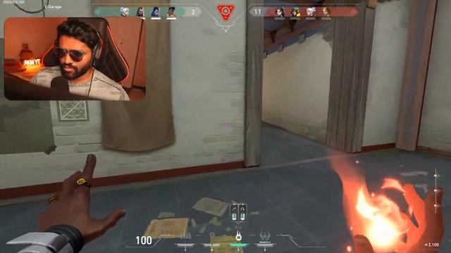 Facecam - new Valorant map Fracture  | Valorant Live tamil  - Hike Esports / AKM YT