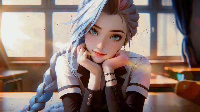 Красотка Джинкс - Лига Легенд - School Rascal Jinx - League of Legends - Живые Обои