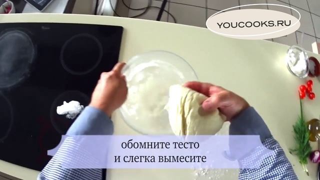 Пицца с лососем и сыром