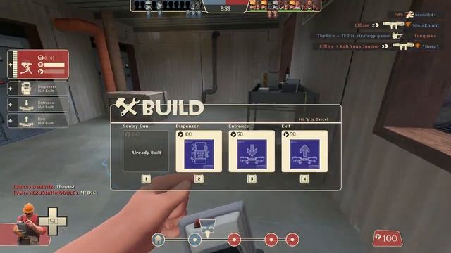 Team Fortress 2 Engineer Gameplay