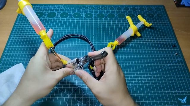 Installation of the ZRace lever on the caliper Blooke M7020 /Установка ручки  ZRace на Blooke M7020