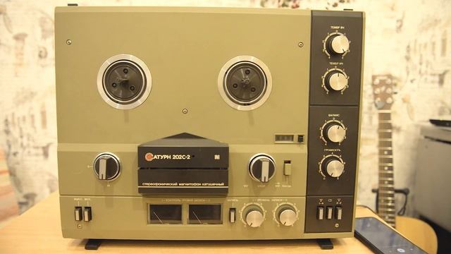 Магнитофон Сатурн МК-202 С-2. Первое включение