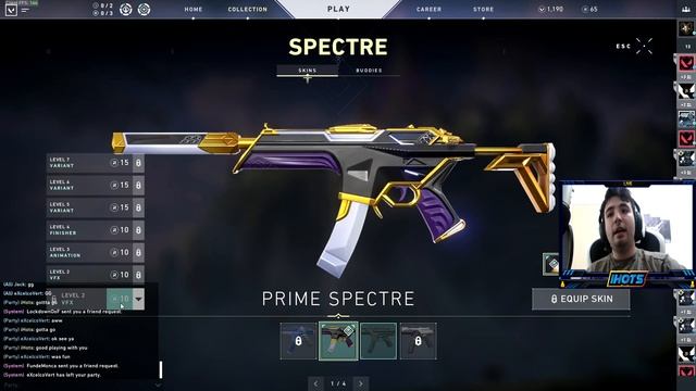 How to Get Different Weapon Animations and Skins In Valorant!!! (Different Reloads and Noises)