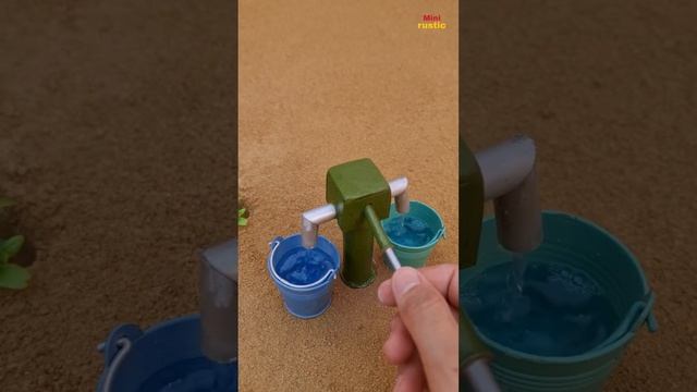 новая помпа, для проливки нашего игрушечного сада