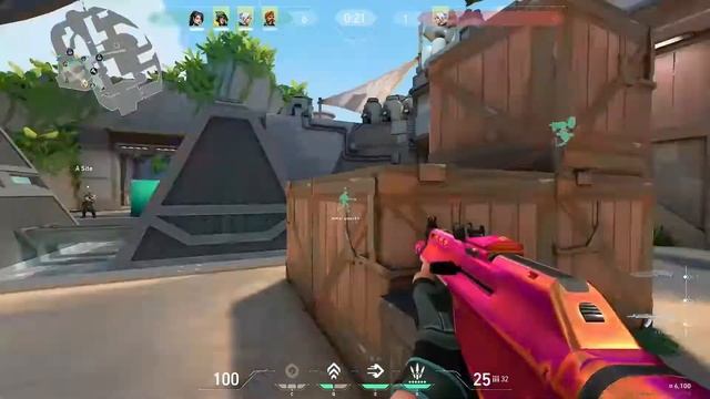 VALORANT PLAYING WITH MY NEW SKIN PRISM II VANDAL