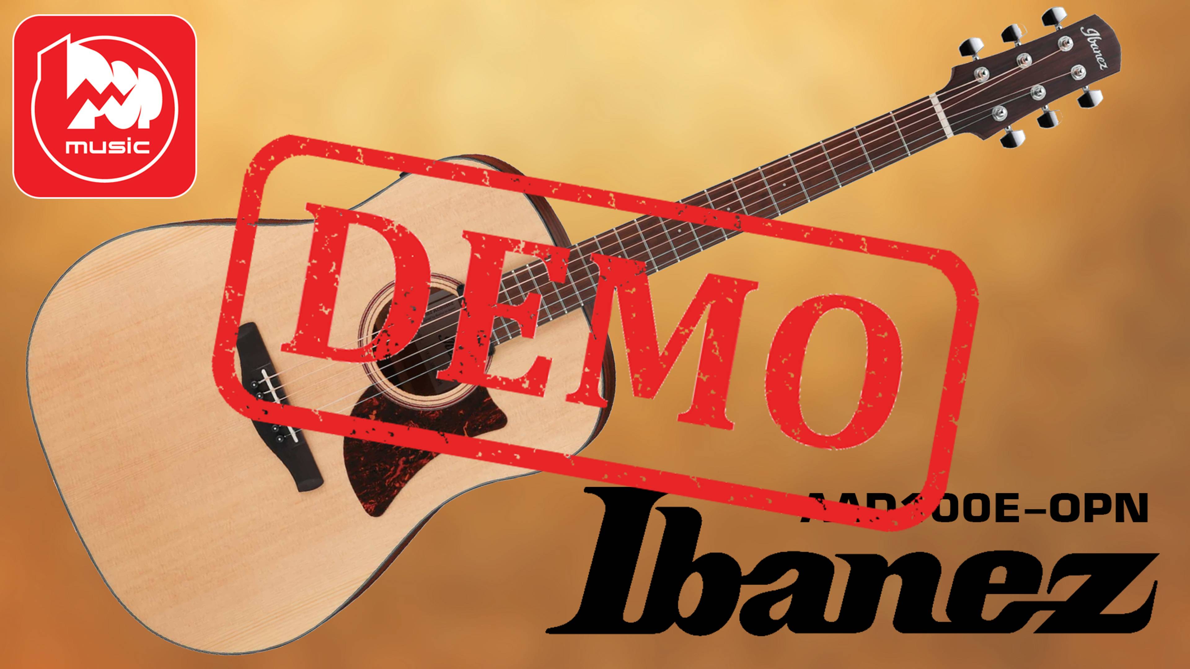 Электроакустика IBANEZ AAD100E-OPN - демонстрация звучания