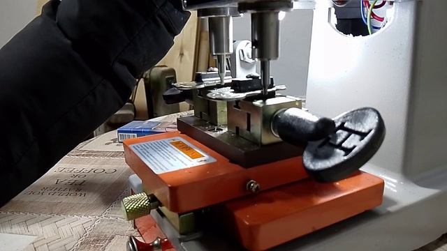 изготовление горизонтального ключа на вертикальном станке