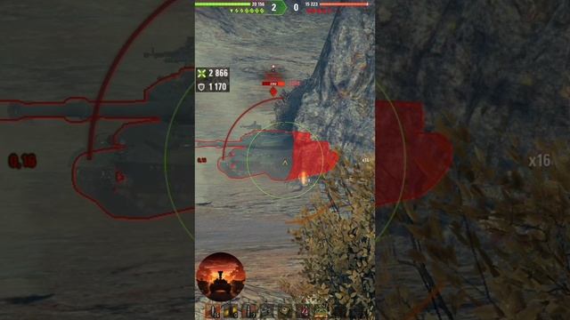 BZ-75🔥- Сумасшедшая машина в Натиске #like #wotgameplay #worldoftanks #wot #миртанков #натиск #рек