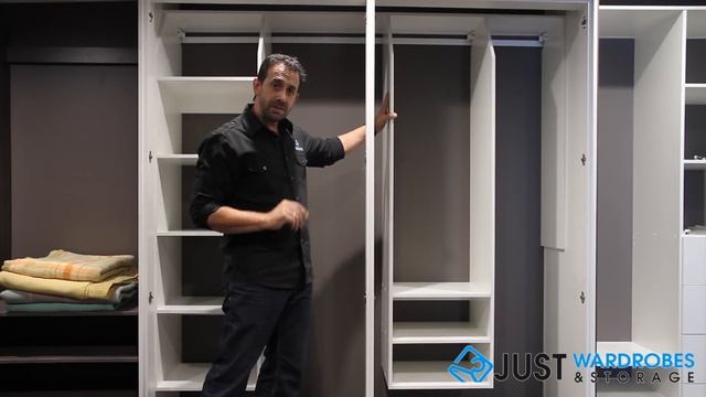 JWS Hinge Door - Suspended Melamine Wardrobe System
