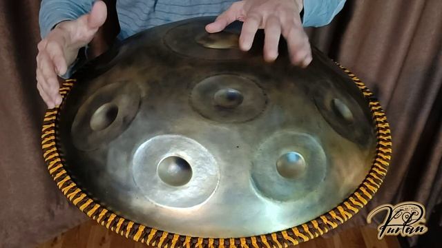 KurPan Handpan | E Romanian Hijaz 10 | E / A B C D# E F# G A B