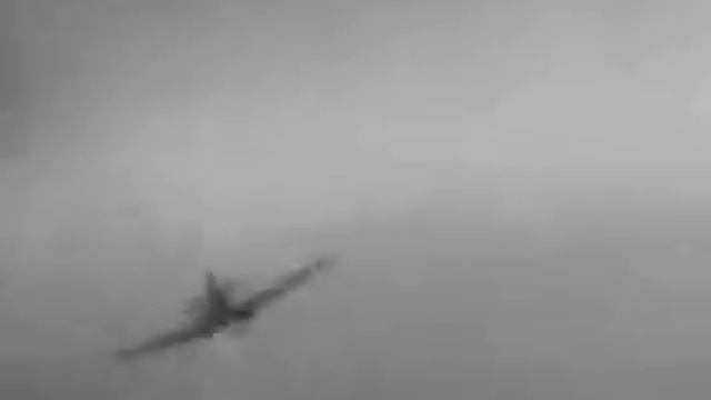 Luftwaffe Gun Camera, MG151/20 (20mm) over Spitfire