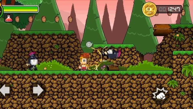 мы проходим пролог 1 в Dan The Man