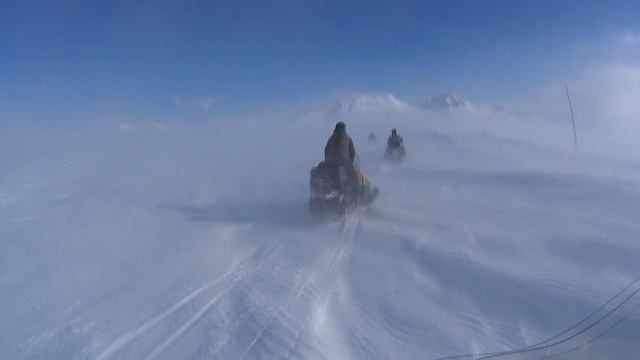 Камчатка Вулканы и снегоходы