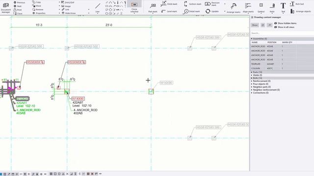 Tips for easier drawing editing in Tekla Structures