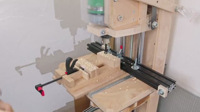 Два типа деревянных тисков - Тиски для сверлильного станка