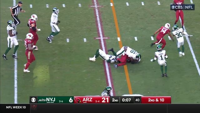 New York Jets vs. Arizona Cardinals Game Highlights | NFL 2024 Season Week 10