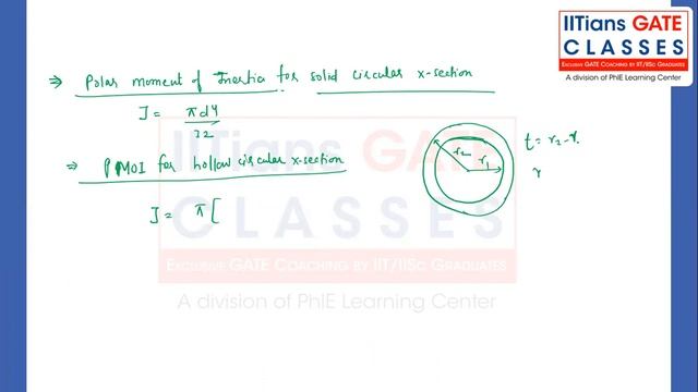 L4 Torsional Loading- Strength of Materials | GATE Aerospace Engineering Lectures | Online Classes