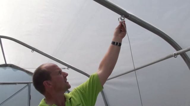 Polytunnels - Trellis Cable - Haygrove Garden Polytunnels