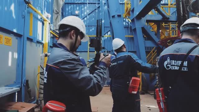 Бекстейдж для проекта (Газпром Бурение Астрахань)