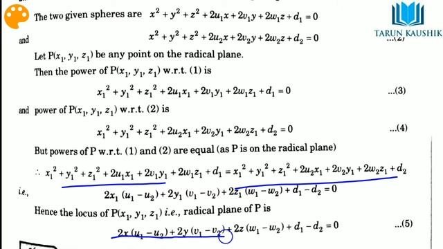 Analytical Geometry Part  6 (Sphere-3)