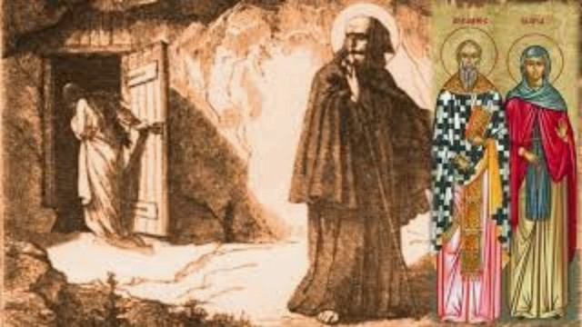 Дядя преподобный, племянница блаженная.