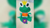 Простая поделка лягушка из бумаги своими руками